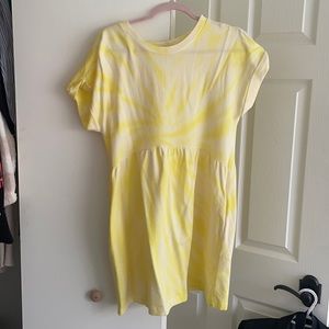 Target yellow babydoll dress women’s size xs